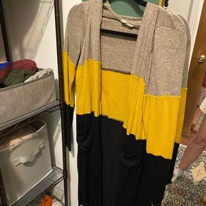Colorblock cardigan
